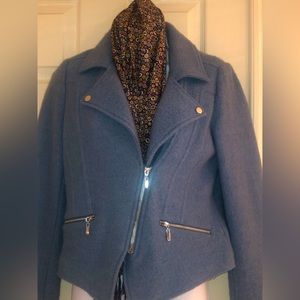 WOOL Chico’s cropped jacket size 8-10